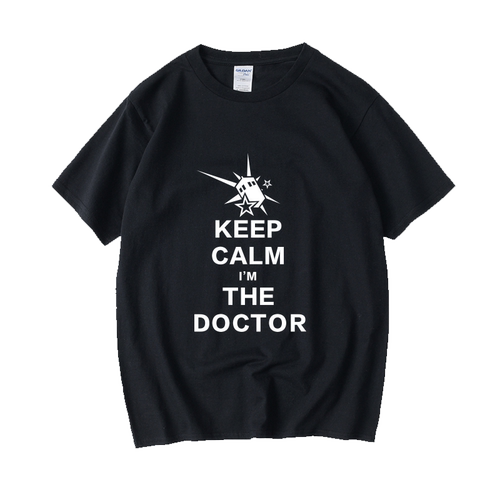 Doctor Who 神秘博士KEEP CALM I'M THE DOCTORT恤短袖圆领夏季男