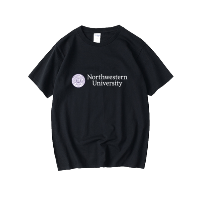 美国西北大学Northwestern University纪念品周边校T恤短袖简约衣