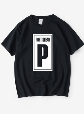 Portishead乐队Kraftwerk发电站摇滚音乐周边T恤短袖Oversize衣服