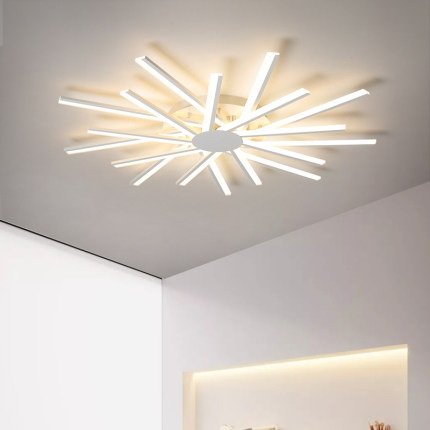 2025新款线条客厅吸顶灯主灯简约现代大气家用卧室中山led灯具