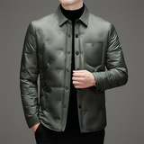 冬季男士休闲轻薄羽绒服加厚保暖压胶夹克XZ804/8989P190，男装羽绒服，星座804（原QT730）