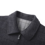 双面呢秋冬中老年羊毛大衣男短款商务休闲呢子M2901P210，男装毛呢大衣，星座804（原QT730）