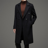 长款双面呢羊毛大衣男西装领商务休闲修身呢子XZ804/M2906P278，男装毛呢大衣，星座804（原QT730）