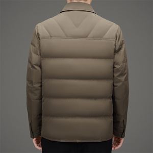 冬季翻领羽绒服男商务休闲新款加厚保暖保暖夹克XZ804/M9735P215图片