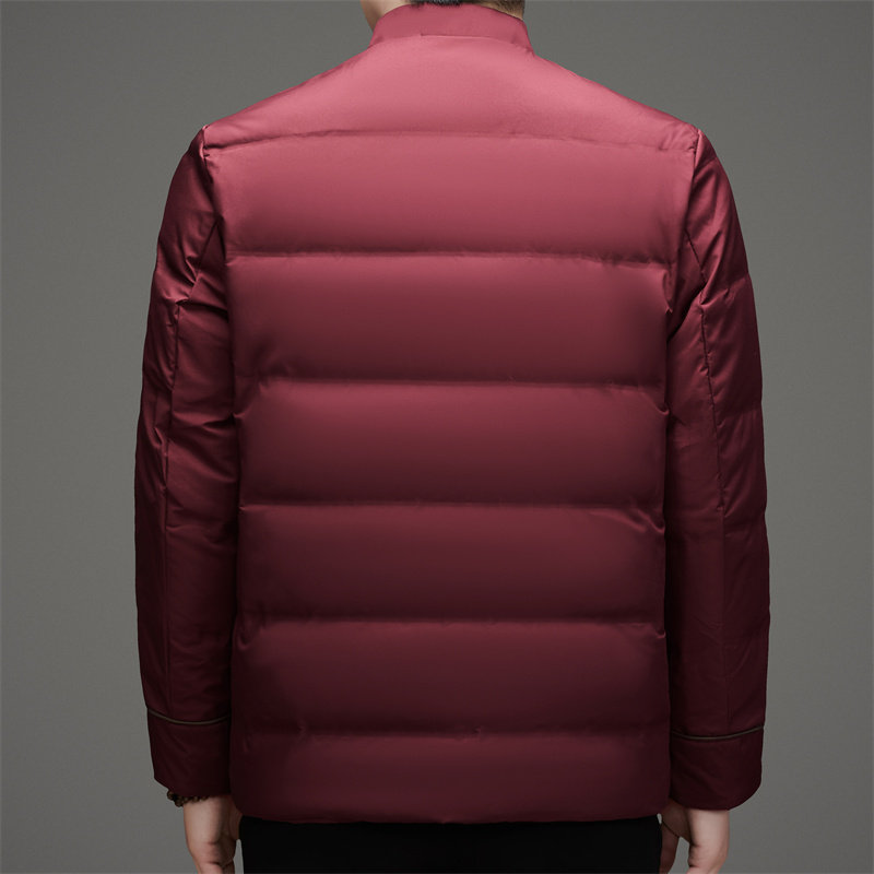 风唐装爸爸保暖外套男冬季中老年压胶羽绒服D2310P200模特,男装民族服装,星座804（原QT730）