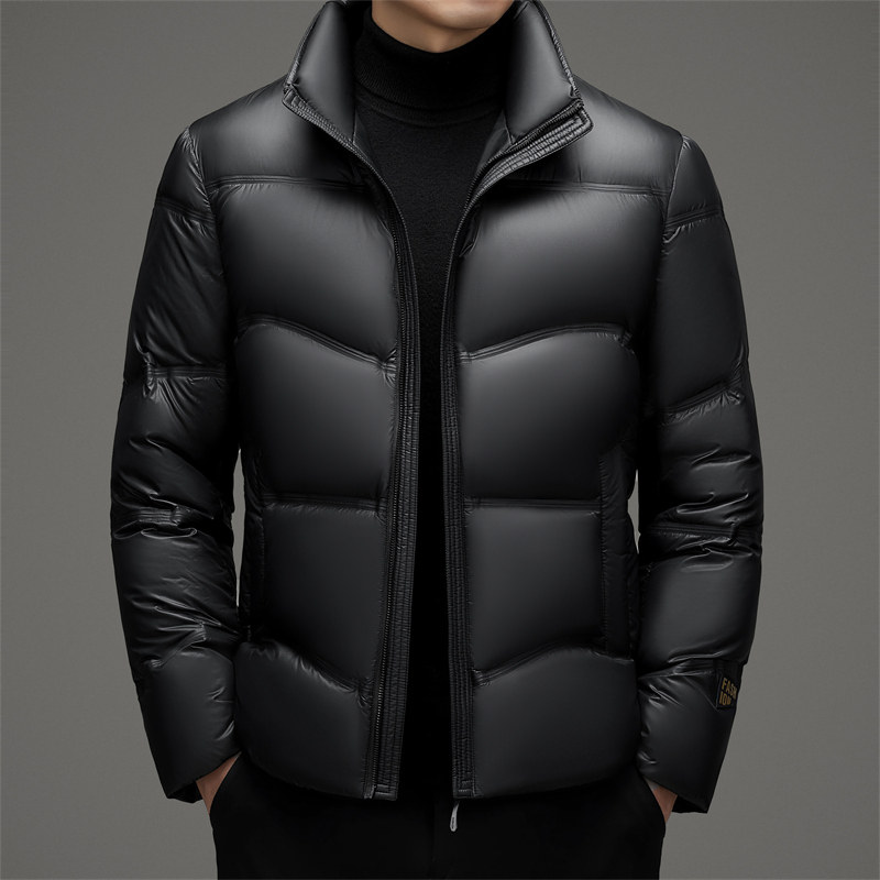 冬季男士黑金羽绒外套加厚保暖白鸭绒外套XZ804/M6706P240,男装羽绒服,星座804（原QT730）