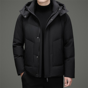 冬季新标高充绒帽可脱卸纯色简约羽绒服面包服XZ804/M6919P295图片