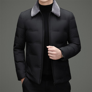 冬季新标羊毛领简约羽绒服XZ804/M6952P220图片