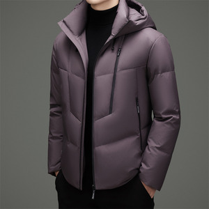 冬季新标高充绒连帽纯色简约羽绒服面包服XZ804/M6918P295