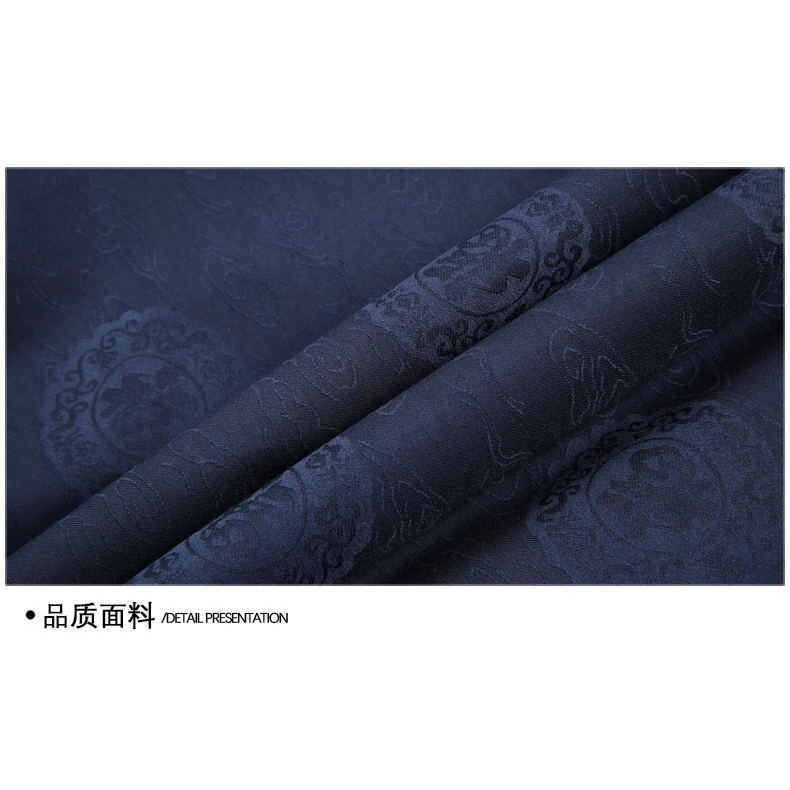 XZ804冬季老人印花羽绒服立领唐装汉服爷爷保暖外套男D21815P200,男装民族服装,星座804（原QT730）