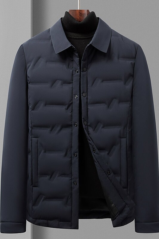 冬季轻薄羽绒服男士商务休闲秋冬新款加厚保暖修身夹克G2210P115,男装羽绒服,星座804（原QT730）