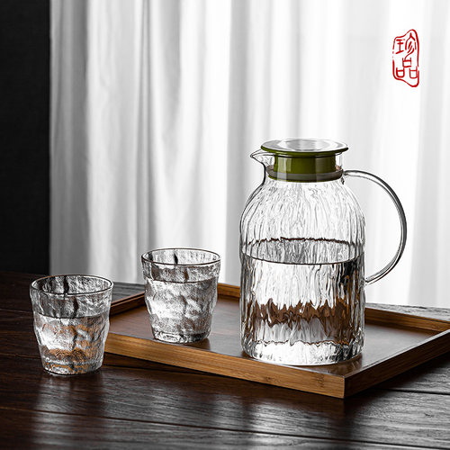 凉茶壶玻璃水壶耐热果汁扎壶茶杯