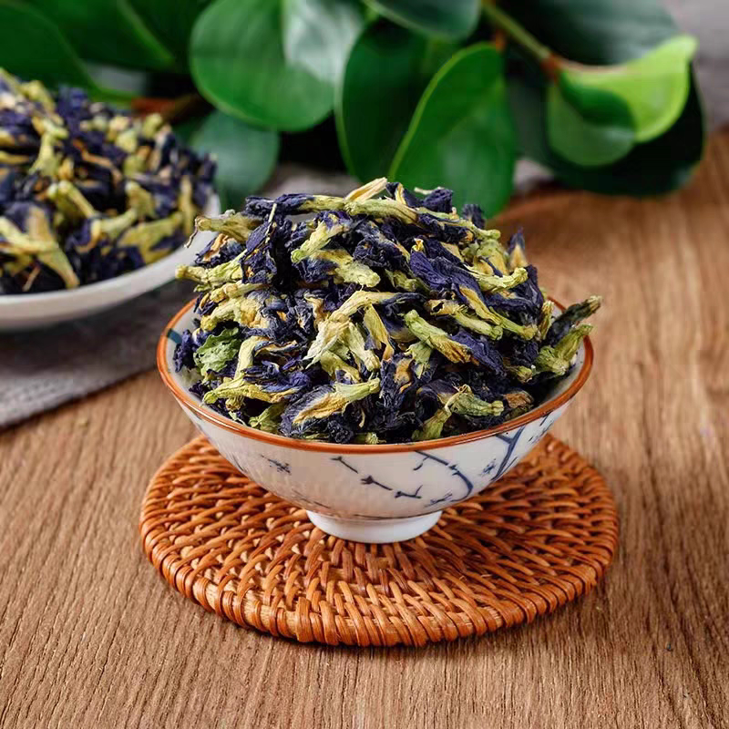 蝶豆花粉蓝蝴蝶干花天然蓝蝴蝶粉diy烘培手工装饰调色上色散装