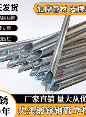 镀锌钢管立柱围栏立柱杆