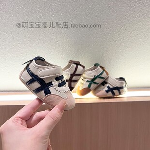 12八个月婴儿软胶底防掉防滑休闲鞋 春秋上新0 1岁宝宝学步鞋