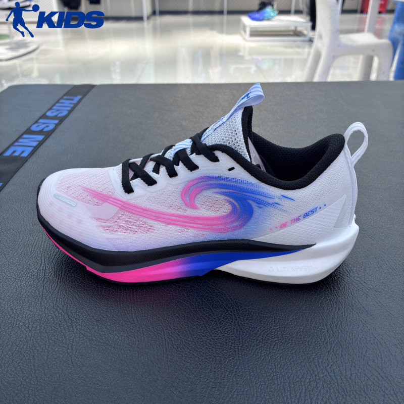 乔丹儿童2026夏季新款男大童青少年跑步运动鞋系带TDB02L262203