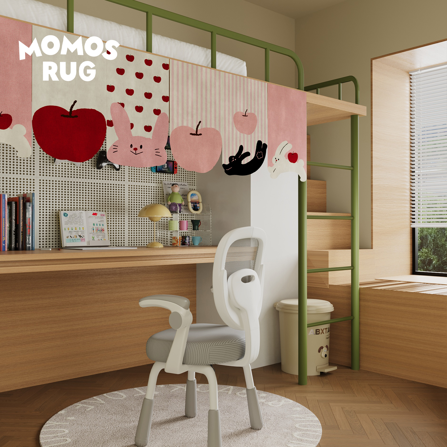 苹果瑞比小门帘吊旗卧室客厅装饰简约短帘遮挡帘隔断门横挂布半帘