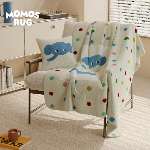 麦可动物抱枕毯二合一百搭车载办公室午睡抱枕被可折叠空调毯子