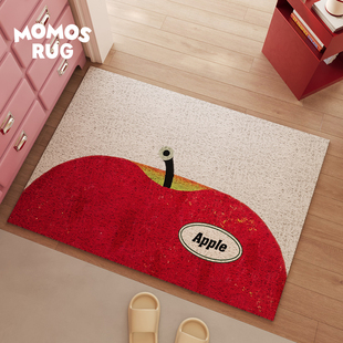 爱迪生水果丝圈入户门地垫家用耐磨防滑进门门口脚垫可定制氛围感
