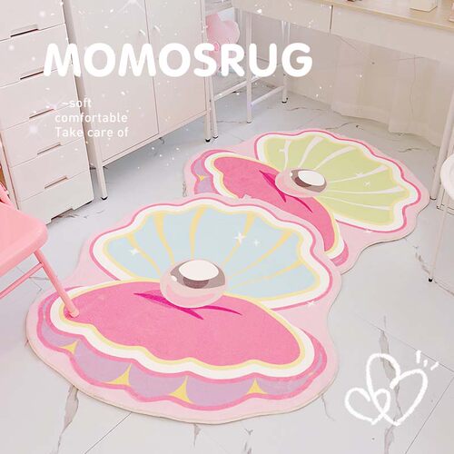 momosrug可爱奶油风地毯