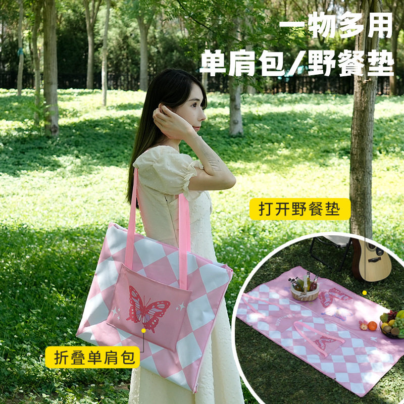 户外野餐垫旅行露营加厚便携郊游