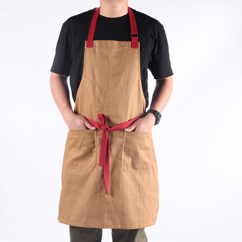 全棉可调节围裙咖啡厅奶茶店工作服清洁罩衣新款时尚无袖,家庭/个人清洁工具,围裙套装,淘宝优惠券,粉丝福利购,淘宝优惠卷