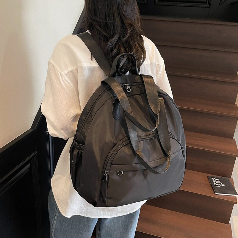 双肩包女2026新款日韩休闲潮流