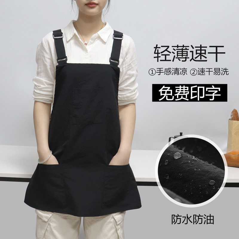 尼龙马夹式防水围裙|韩版时尚
