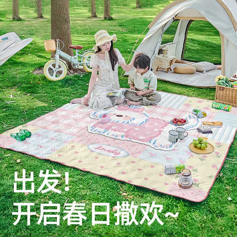 野餐垫户外防水防潮加厚春游垫
