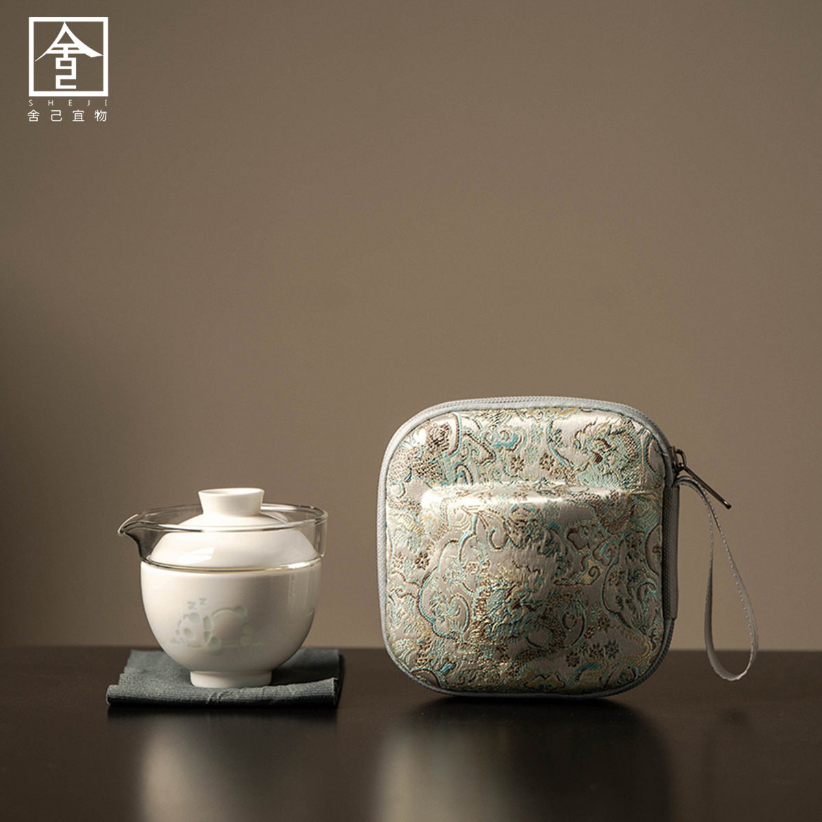敦煌汝窑旅行茶具套装高档户外出差旅游便携快客杯泡茶壶功夫茶杯,餐饮具,旅行茶具,淘宝优惠券,粉丝福利购,淘宝优惠卷