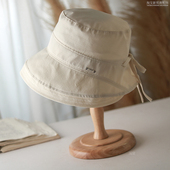 赫本风速干渔夫帽女夏季 透气可折叠百搭显脸小遮阳防晒盆帽 薄款