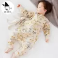 Griny【羽柔感】婴儿睡袋春秋薄款宝宝竹棉纱布四季通用冬防踢被
