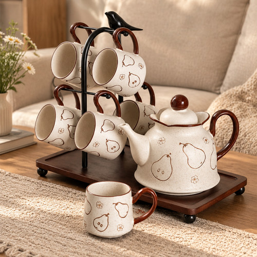 中古风陶瓷高颜值茶具套装