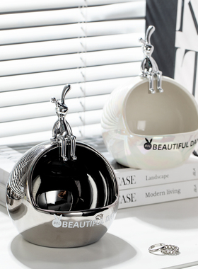 采购产品兔子饰品，钥匙存储，客厅桌面，入口，鞋柜，入口门装饰