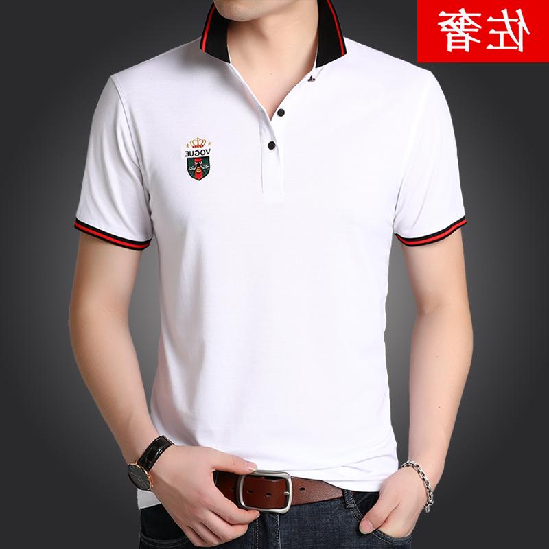 高档品牌品牌保罗衫翻领短袖T恤男夏季 宽松大码男装中年纯色POL在类目 男装, T恤中 - 来自Buy2taobao.com提供专业的淘宝代购服务