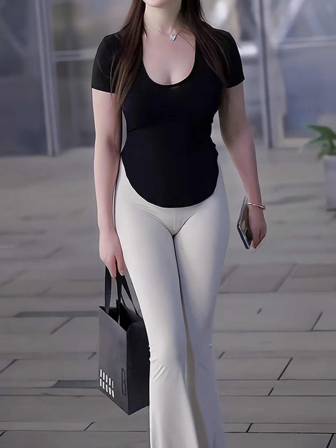 2025新款女夏季修身显瘦气质高腰瑜伽裤女长裤