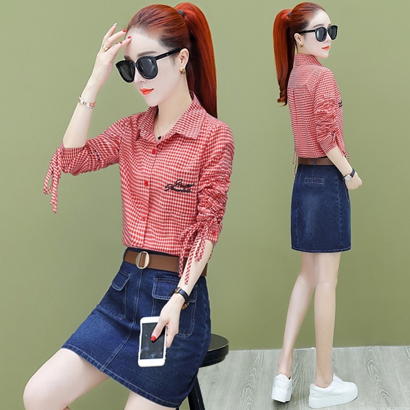 爱依服旗舰店裙子女装2020年新款春装气质女神范衣服流行网红两件