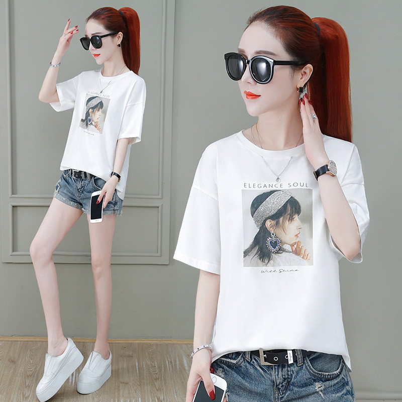 欧贝妮女装半袖宽松卫衣2020夏装女士以纯官方旗舰店官网店铺A21P