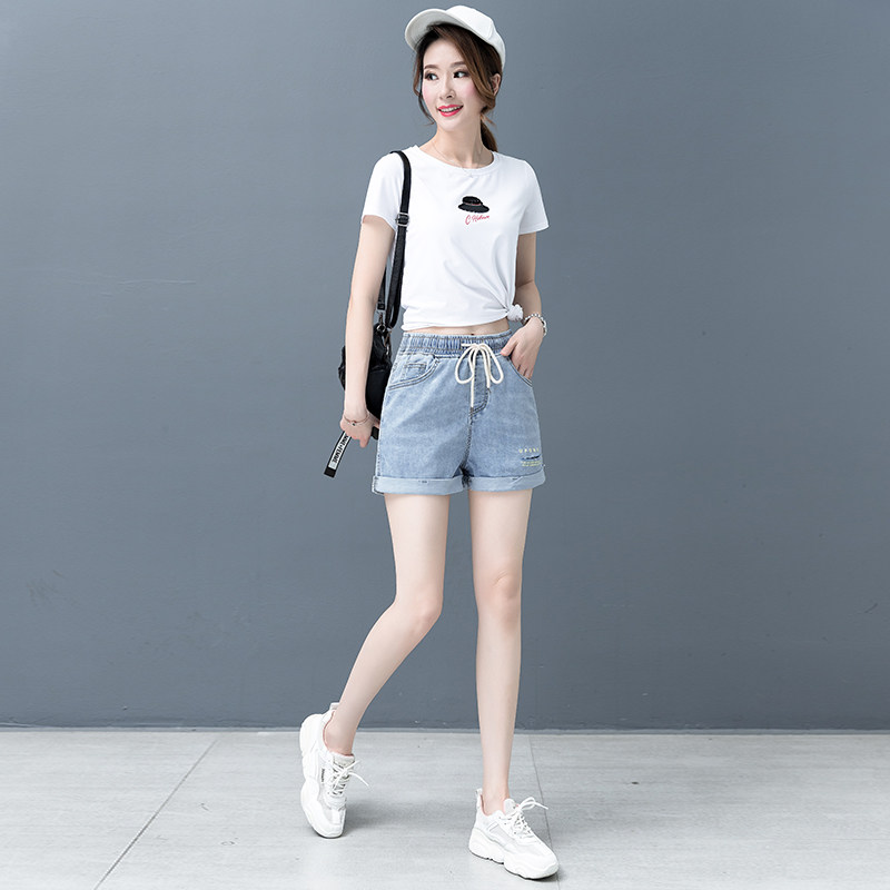 轻薄牛仔裤哈伦裤女2020夏装新款网红显瘦裤子女ins超火以纯热裤