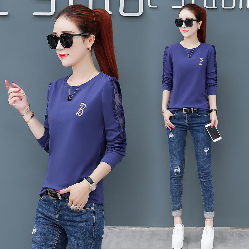 长袖T恤2020初秋新款修身百搭内搭打底衫以纯官方旗舰店官网店铺