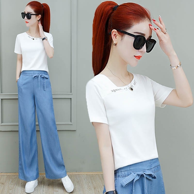 以纯官方旗舰店官网新款流行宽松胖mm百搭短款半袖上衣服夏装T恤