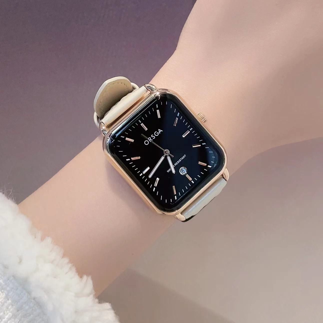 【行业爆款】orsga 轻奢百搭情侣表防水女表高端休闲腕表潮