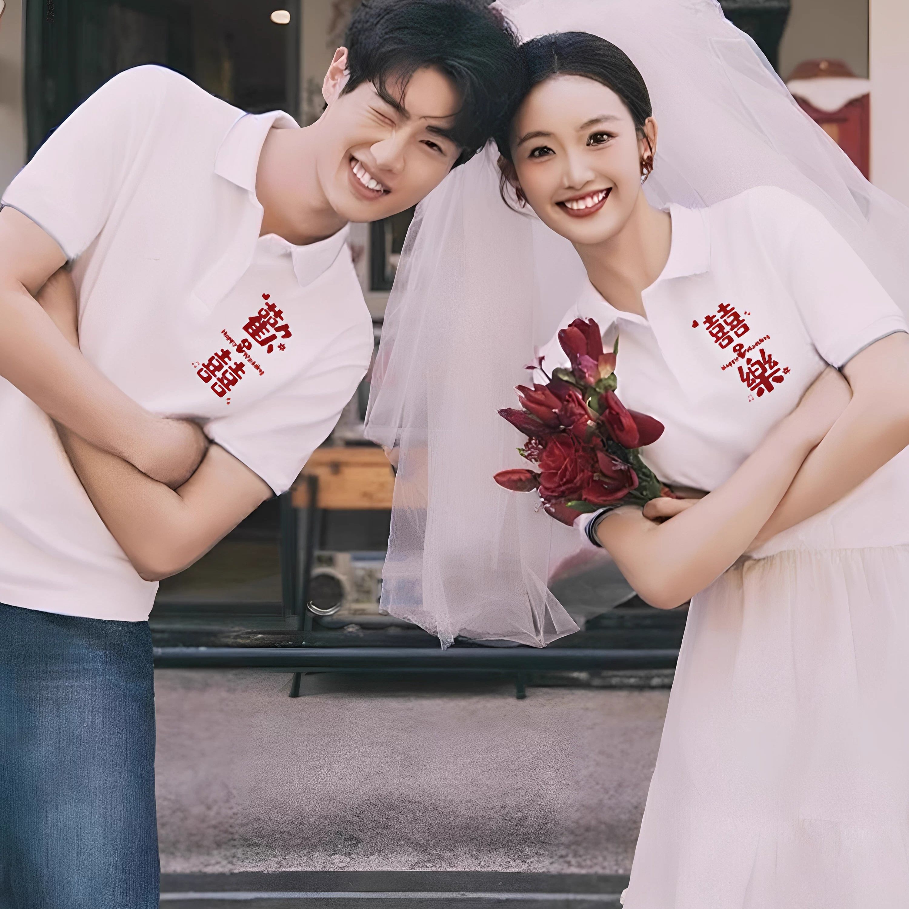 2026新款POLO衫领证拍结婚登记照情侣装夏季短袖t恤,女装/女士精品,POLO衫,淘宝优惠券,粉丝福利购,淘宝优惠卷