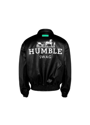 【非卖品】马思唯联名专辑款humble swag机车皮衣皮夹克皮外套男