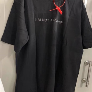 烫钻t恤男i player嘻哈国潮设计感短袖 not FFF联名马思唯美式