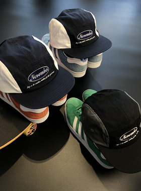 NOEMIE 23SS日系复古拼色五片帽鸭舌帽棒球帽男女情侣款