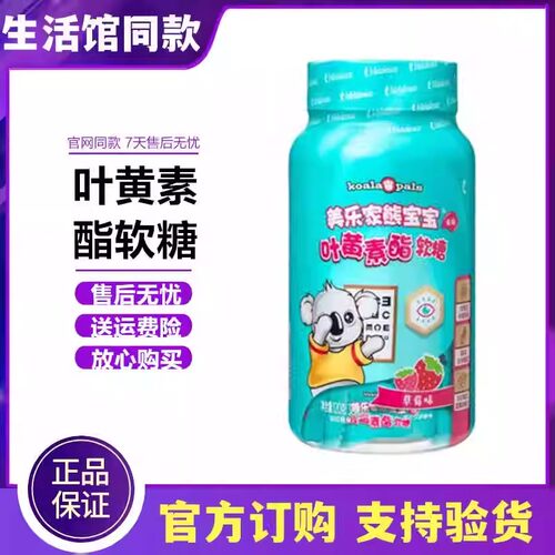 儿童蓝莓咀嚼糖果美乐家熊宝宝