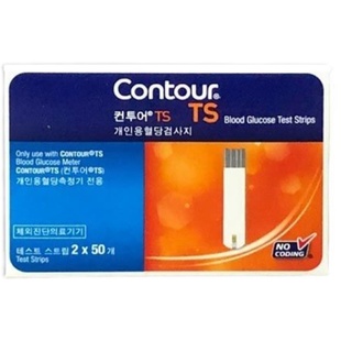 拜耳拜安康血糖试纸contour TS家用测试仪试条100片