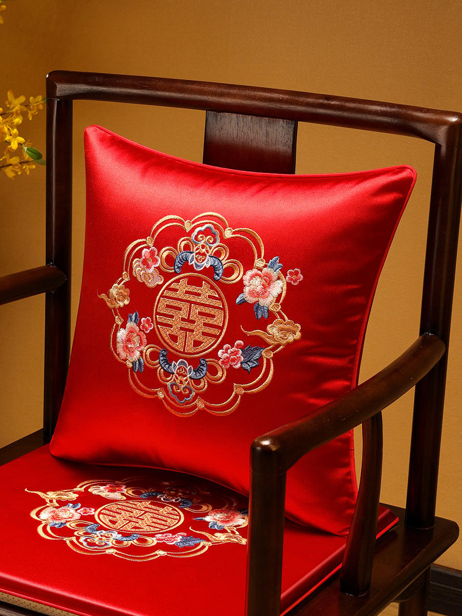 新中式结婚喜字抱枕婚庆红色沙发靠垫喜枕套客厅婚房床上靠枕头套,居家布艺,靠垫/抱枕,淘宝优惠券,粉丝福利购,淘宝优惠卷