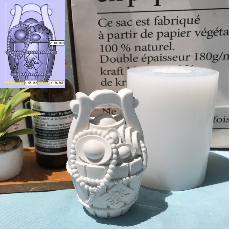 第一金桶盐雕硅胶模水泥石膏蜡烛烘焙模具